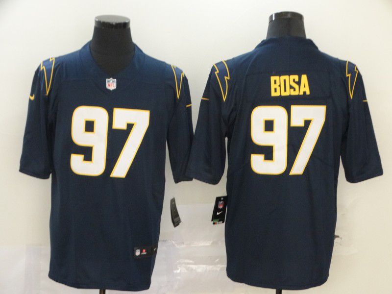 Men Los Angeles Chargers 97 Bosa Dark Blue Nike Vapor Untouchable Stitched Limited NFL Jerseys
